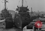 Image of USS Donnell Electric Power Barge Cherbourg Normandy France, 1944, second 12 stock footage video 65675054757
