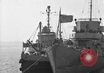 Image of USS Donnell Electric Power Barge Cherbourg Normandy France, 1944, second 18 stock footage video 65675054757