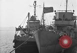 Image of USS Donnell Electric Power Barge Cherbourg Normandy France, 1944, second 21 stock footage video 65675054757