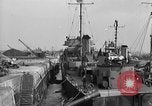 Image of USS Donnell Electric Power Barge Cherbourg Normandy France, 1944, second 43 stock footage video 65675054757