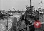Image of USS Donnell Electric Power Barge Cherbourg Normandy France, 1944, second 45 stock footage video 65675054757