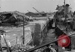 Image of USS Donnell Electric Power Barge Cherbourg Normandy France, 1944, second 46 stock footage video 65675054757