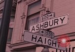 Image of Haight Ashbury hippie scenes in the 1960s San Francisco California USA, 1968, second 3 stock footage video 65675054804