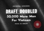 Image of Lyndon Johnson increases troops in Vietnam War Washington DC USA, 1965, second 4 stock footage video 65675054825