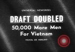 Image of Lyndon Johnson increases troops in Vietnam War Washington DC USA, 1965, second 5 stock footage video 65675054825