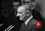 Image of Lyndon Johnson increases troops in Vietnam War Washington DC USA, 1965, second 24 stock footage video 65675054825