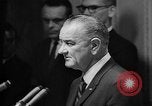 Image of Lyndon Johnson increases troops in Vietnam War Washington DC USA, 1965, second 25 stock footage video 65675054825