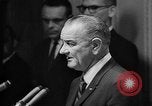 Image of Lyndon Johnson increases troops in Vietnam War Washington DC USA, 1965, second 26 stock footage video 65675054825