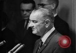 Image of Lyndon Johnson increases troops in Vietnam War Washington DC USA, 1965, second 28 stock footage video 65675054825