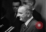 Image of Lyndon Johnson increases troops in Vietnam War Washington DC USA, 1965, second 29 stock footage video 65675054825