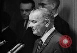 Image of Lyndon Johnson increases troops in Vietnam War Washington DC USA, 1965, second 30 stock footage video 65675054825