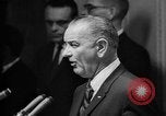 Image of Lyndon Johnson increases troops in Vietnam War Washington DC USA, 1965, second 33 stock footage video 65675054825