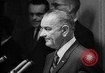Image of Lyndon Johnson increases troops in Vietnam War Washington DC USA, 1965, second 34 stock footage video 65675054825