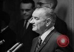 Image of Lyndon Johnson increases troops in Vietnam War Washington DC USA, 1965, second 35 stock footage video 65675054825