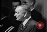 Image of Lyndon Johnson increases troops in Vietnam War Washington DC USA, 1965, second 41 stock footage video 65675054825