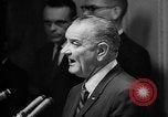 Image of Lyndon Johnson increases troops in Vietnam War Washington DC USA, 1965, second 50 stock footage video 65675054825