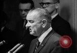 Image of Lyndon Johnson increases troops in Vietnam War Washington DC USA, 1965, second 56 stock footage video 65675054825
