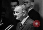 Image of Lyndon Johnson increases troops in Vietnam War Washington DC USA, 1965, second 57 stock footage video 65675054825