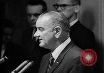 Image of Lyndon Johnson increases troops in Vietnam War Washington DC USA, 1965, second 58 stock footage video 65675054825