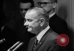 Image of Lyndon Johnson increases troops in Vietnam War Washington DC USA, 1965, second 60 stock footage video 65675054825
