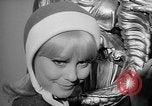 Image of Fashion show of mid 1960s hats New York City USA, 1965, second 15 stock footage video 65675054826