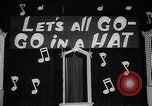 Image of Fashion show of mid 1960s hats New York City USA, 1965, second 60 stock footage video 65675054826