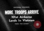 Standbild 101st Airborne Division Vietnam, 1965, aus Sekunde 3 historischem Filmmaterial Videoclip 65675054829