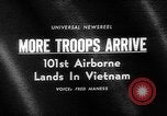 Standbild 101st Airborne Division Vietnam, 1965, aus Sekunde 4 historischem Filmmaterial Videoclip 65675054829