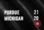 Immagine di 1964 Michigan versus Perdue gioco di calcio Ann Arbor Michigan USA, 1964, secondo 7 filmato di repertorio 65675054840