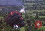 Image of American Skyraider aircraft bombing run Vietnam War Vietnam, 1965, second 9 stock footage video 65675054854