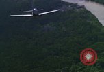 Image of air strike mission bu USAF A-1E in Vietnam Vietnam, 1965, second 45 stock footage video 65675054856