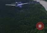 Image of air strike mission bu USAF A-1E in Vietnam Vietnam, 1965, second 46 stock footage video 65675054856