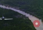 Image of air strike mission bu USAF A-1E in Vietnam Vietnam, 1965, second 53 stock footage video 65675054856