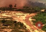 Image of American bombardment of Viet Cong positions Bien Hoa Vietnam, 1965, second 11 stock footage video 65675054870