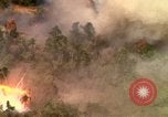 Image of American bombardment of Viet Cong positions Bien Hoa Vietnam, 1965, second 56 stock footage video 65675054870