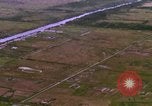 Image of Viet Cong huts bombed Bien Hoa Vietnam, 1965, second 45 stock footage video 65675054875