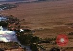 Image of Viet Cong huts bombed Soc Trang Vietnam, 1965, second 15 stock footage video 65675054877