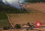 Image of Viet Cong huts bombed Soc Trang Vietnam, 1965, second 51 stock footage video 65675054877