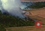 Image of Viet Cong huts bombed Soc Trang Vietnam, 1965, second 55 stock footage video 65675054877