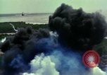 Image of Viet Cong huts bombed Vietnam, 1965, second 25 stock footage video 65675054887