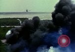 Image of Viet Cong huts bombed Vietnam, 1965, second 26 stock footage video 65675054887