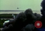 Image of Viet Cong huts bombed Vietnam, 1965, second 27 stock footage video 65675054887