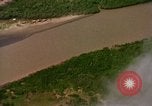 Image of Viet Cong huts bombed Vietnam, 1965, second 38 stock footage video 65675054888