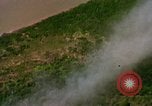 Image of Viet Cong huts bombed Vietnam, 1965, second 42 stock footage video 65675054888