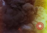 Image of bombardment of Viet Cong huts Vietnam, 1965, second 60 stock footage video 65675054890