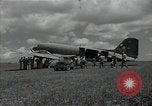 Standbild C-47 Skytrain Flugzeuge Camp Keithley Mindanao Philippinen, 1945, aus Sekunde 48 historischem Filmmaterial Videoclip 65675054897