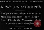 Image Elisabeth Morrow Mexico Mexique, 1929, de la seconde 1 séquences d'archives historiques vidéo 65675054940