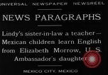 Image Elisabeth Morrow Mexico Mexique, 1929, de la seconde 3 séquences d'archives historiques vidéo 65675054940