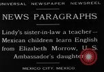 Image Elisabeth Morrow Mexico Mexique, 1929, de la seconde 5 séquences d'archives historiques vidéo 65675054940