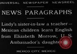 Image Elisabeth Morrow Mexico Mexique, 1929, de la seconde 7 séquences d'archives historiques vidéo 65675054940